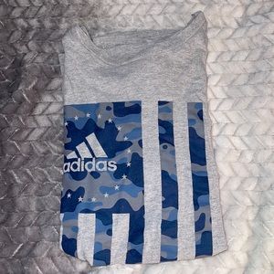 Grey adidas shirt